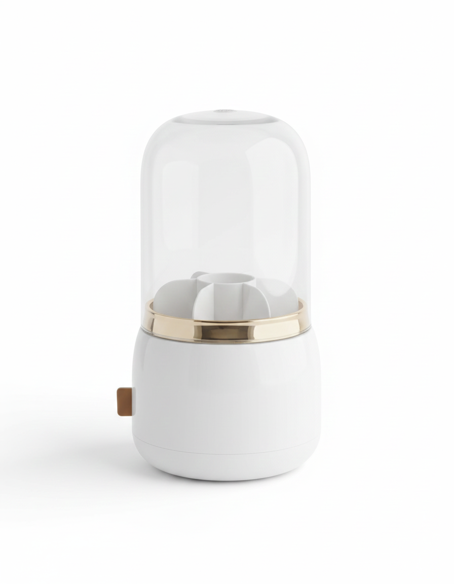 Organiseur de Pinceaux de Maquillage Rotatif 360°