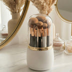 Organiseur de Pinceaux de Maquillage Rotatif 360°