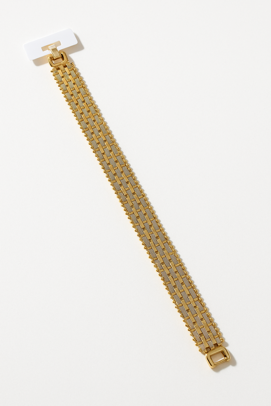 Bracelet Large Doré Tressé – Style Chic & Moderne