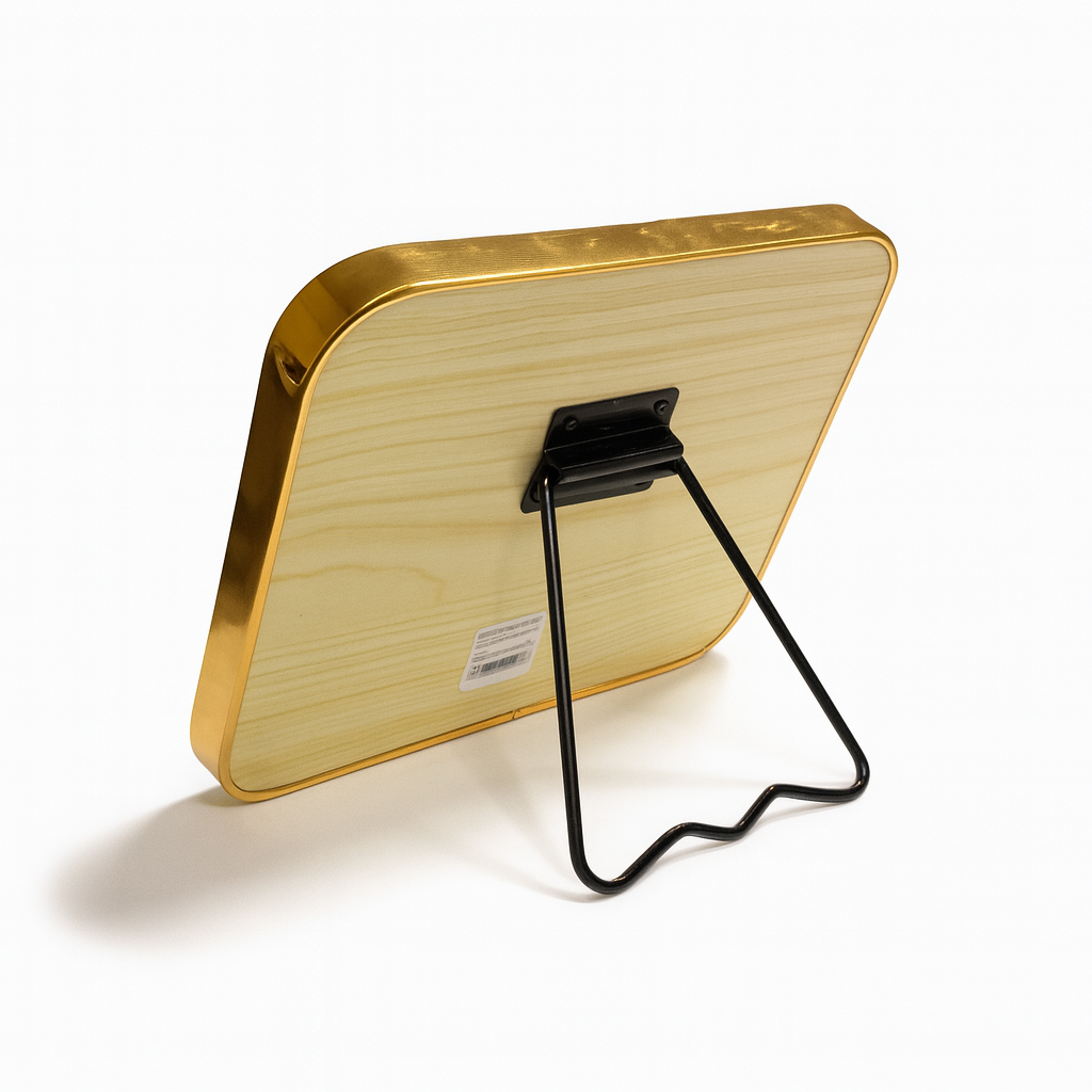 Miroir de Table Doré – Format Rectangle