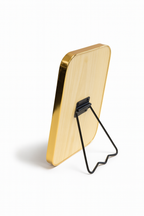 Miroir de Table Doré – Format Rectangle