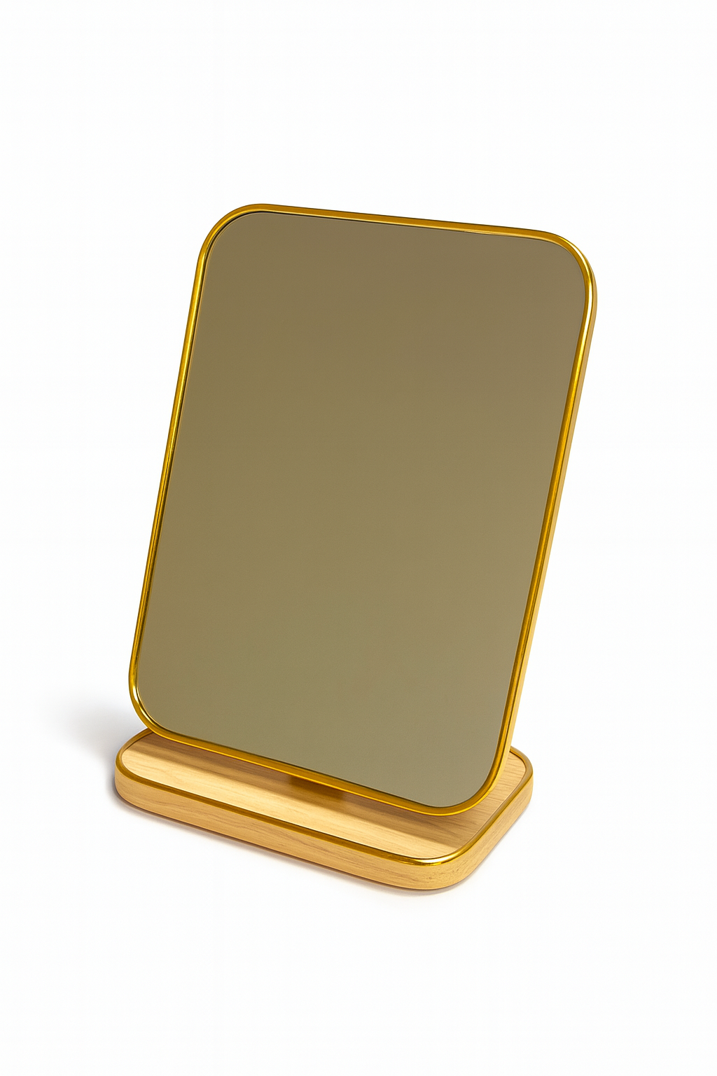 Miroir de Table Doré – Format Rectangle