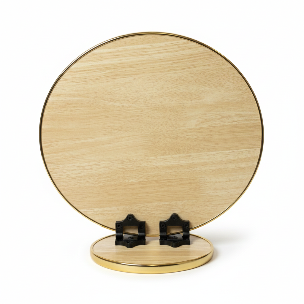 Miroir de Table Doré – Formats Rond