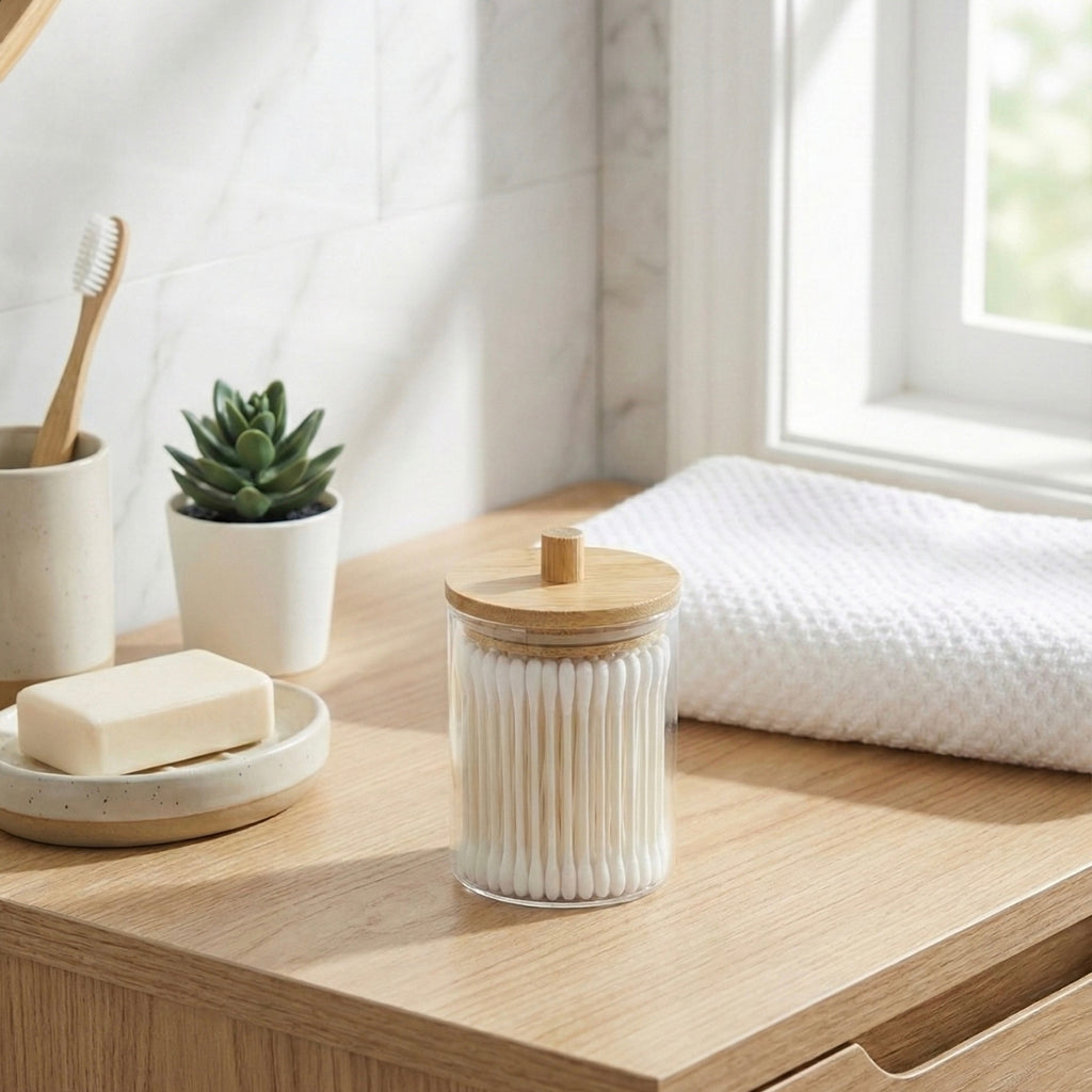 Boîte de Rangement pour Coton-Tige