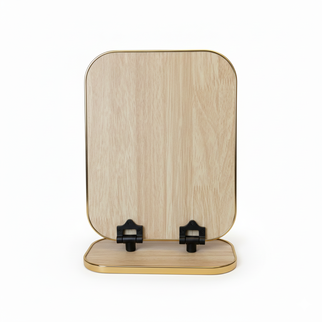 Miroir de Table Doré – Format Rectangle