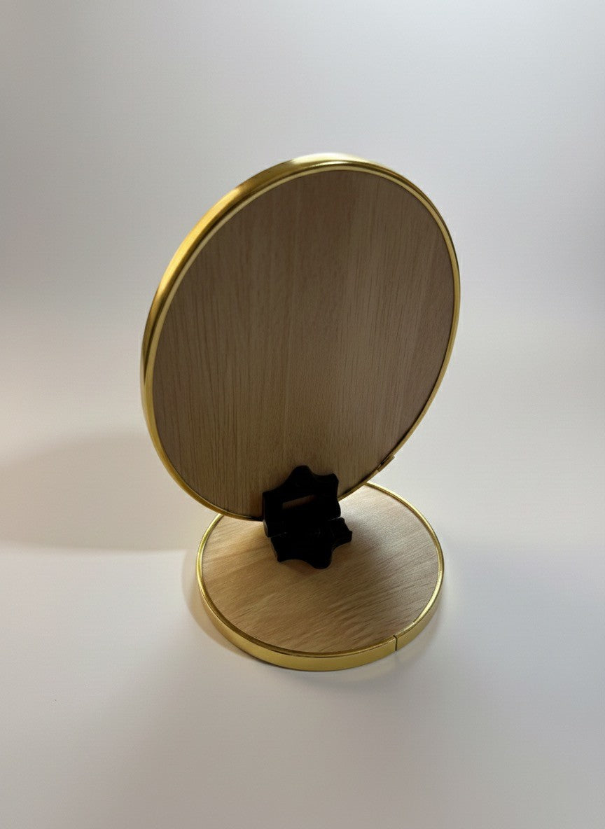 Miroir de Table Doré – Format Ovale