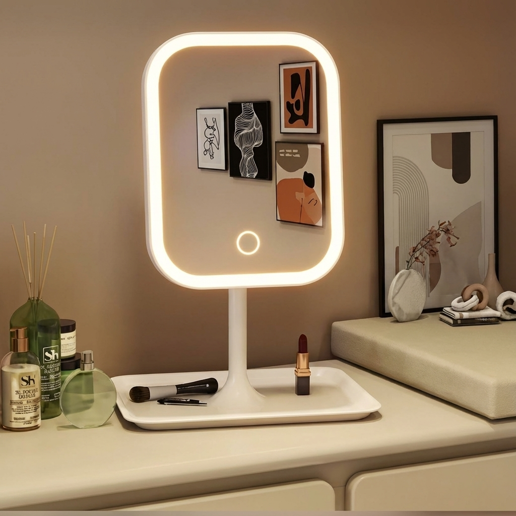 Miroir de maquillage - LED Tactile
