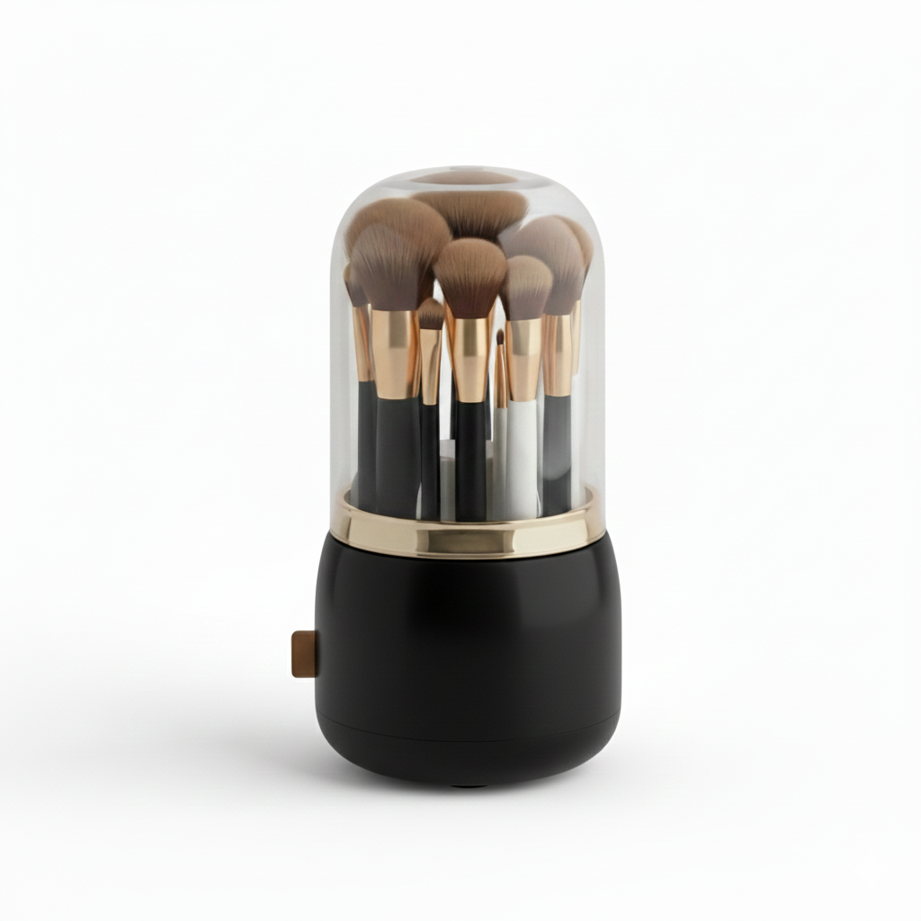 Organiseur de Pinceaux de Maquillage Rotatif 360°