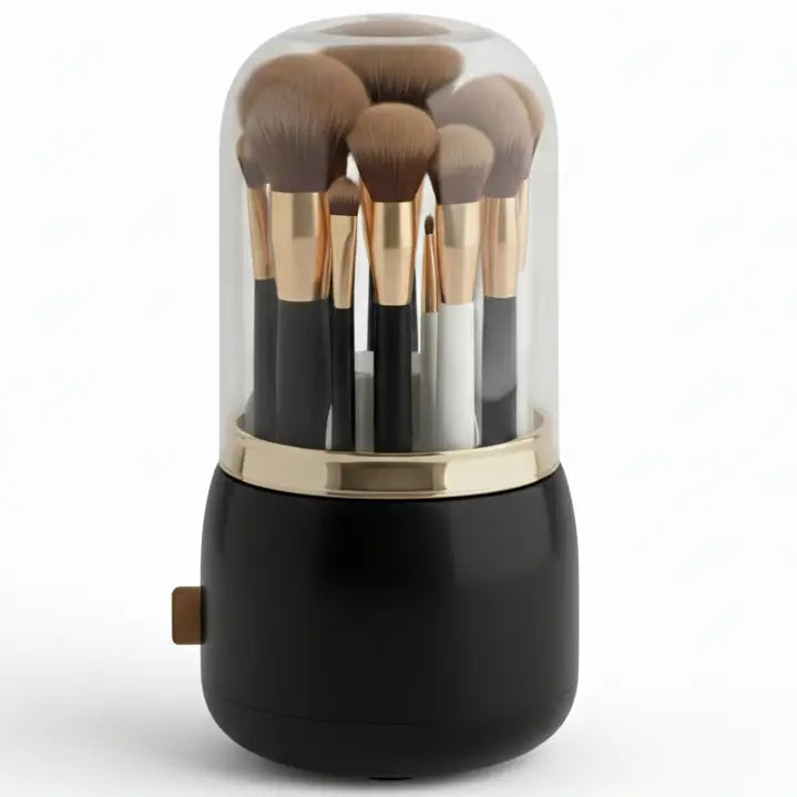 Organiseur de Pinceaux de Maquillage Rotatif 360°