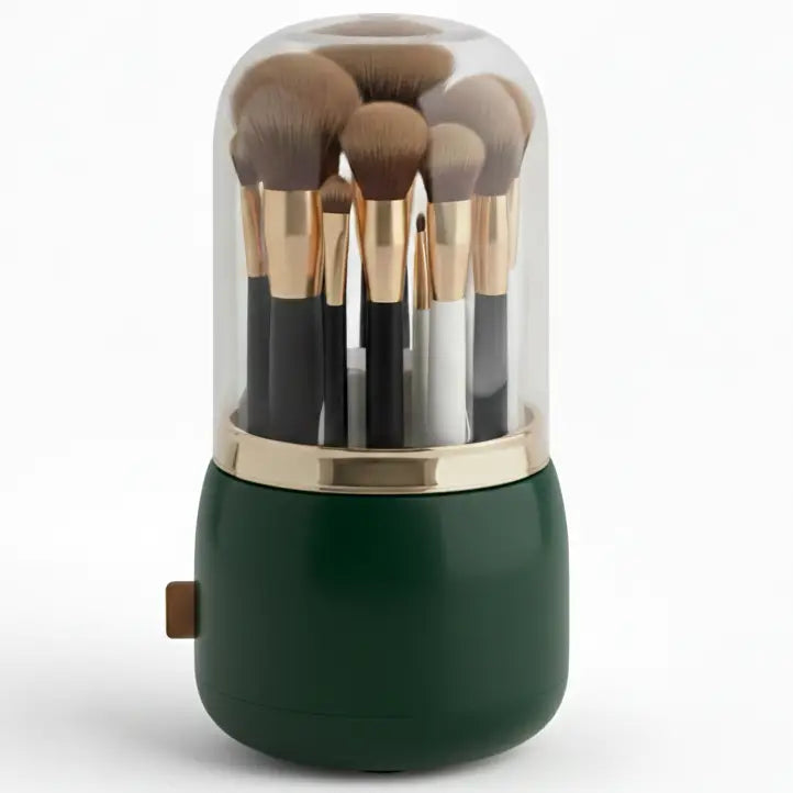 Organiseur de Pinceaux de Maquillage Rotatif 360°