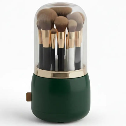 Organiseur de Pinceaux de Maquillage Rotatif 360°