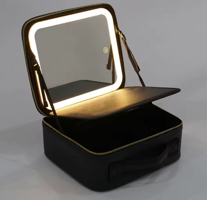 Trousse Maquillage avec Miroir LED