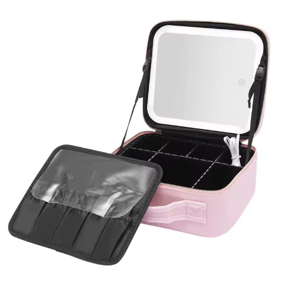 Trousse Maquillage avec Miroir LED