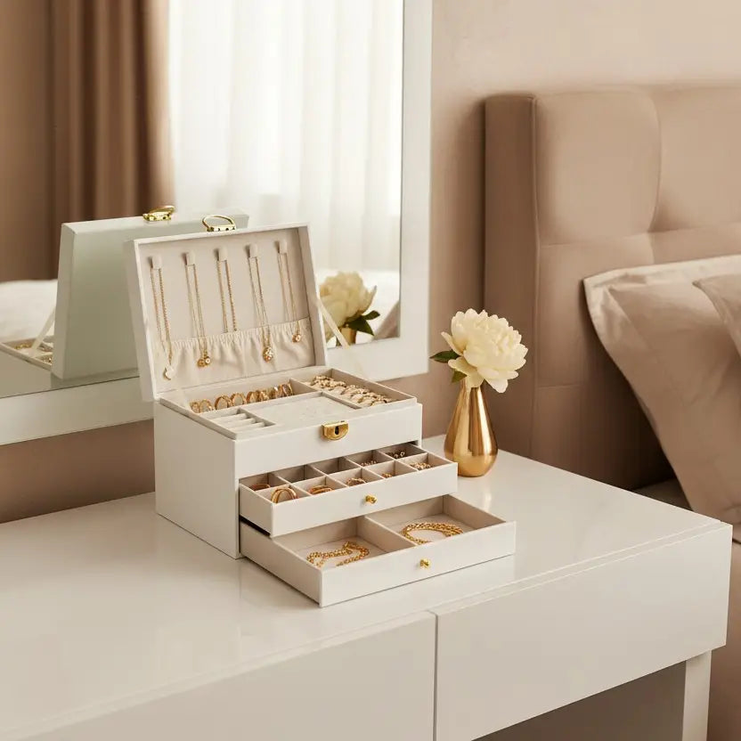 Boîte à Bijoux 3 Étages – Format XL