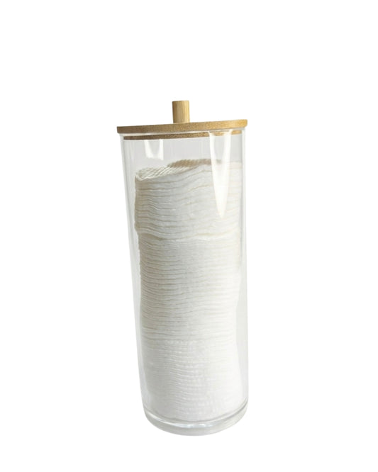 Boîte de rangement pour cotons démaquillants