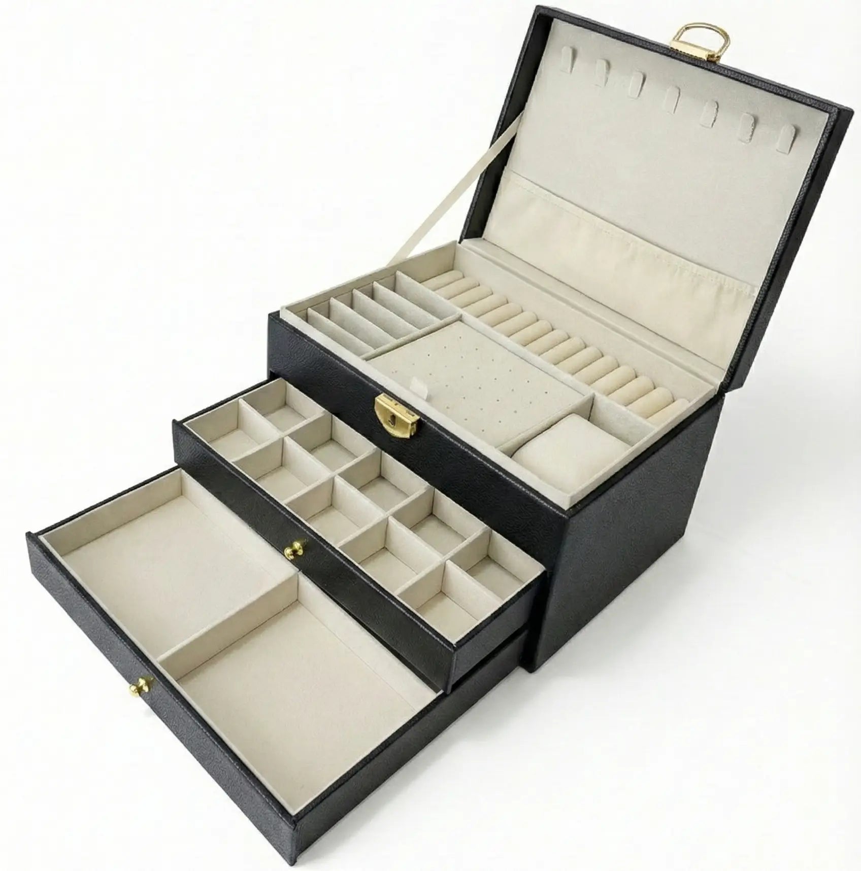 Boîte à Bijoux 3 Étages – Format XL