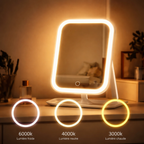 Miroir de maquillage - LED Tactile