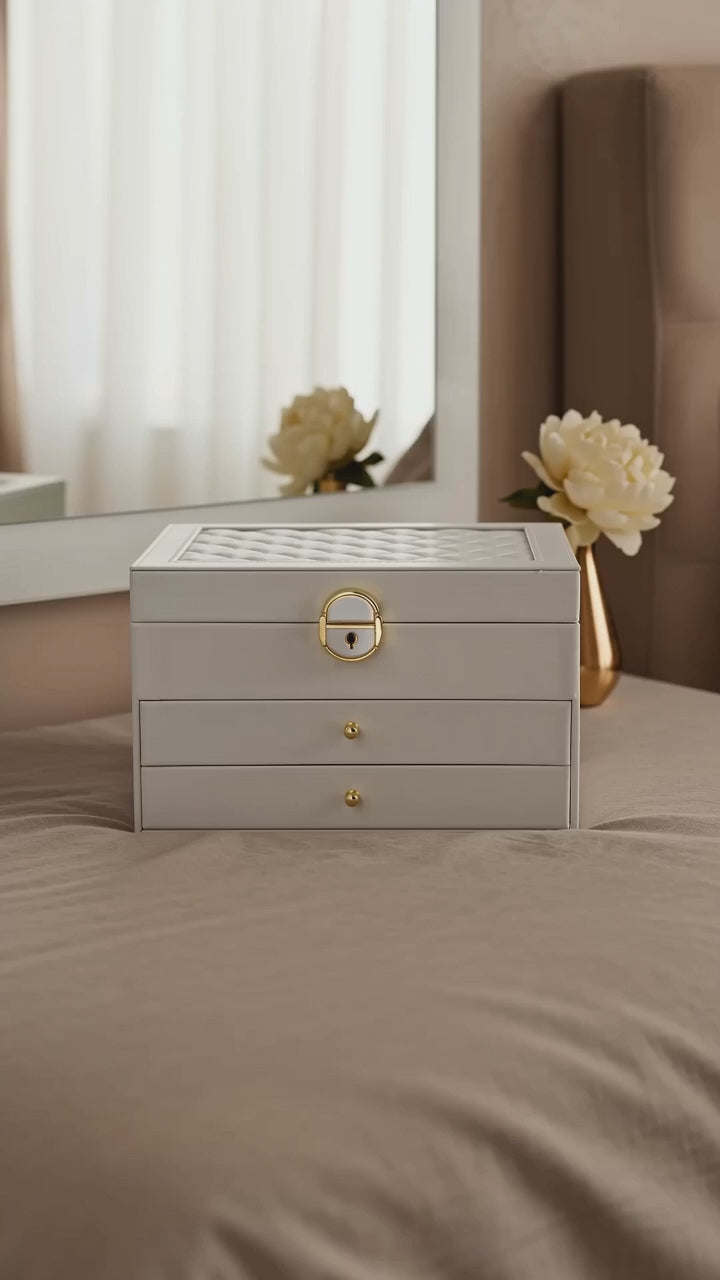 Boîte à Bijoux 3 Étages – Format XL